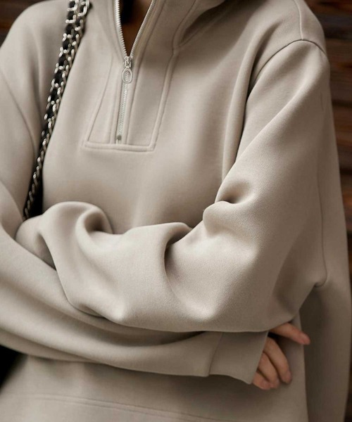 ハーフジップフーディプルオーバートップス（その他トップス）｜CADBURY（キャドバリー）