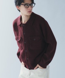 MELANGE POLO KNIT CARDIGAN / メランジポロニットカーディガン