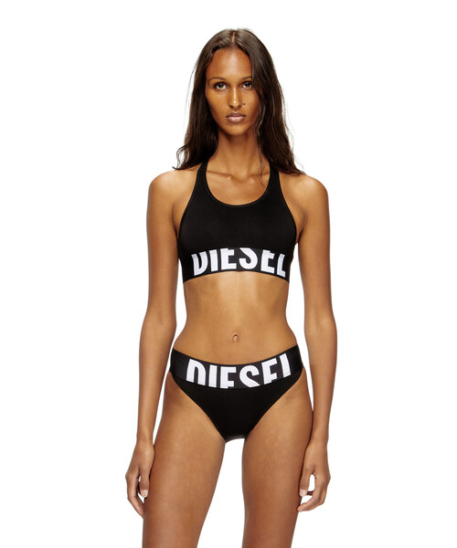 DIESEL UFSB レース XL ブラレット スポーツブラ 関税込 ウィメンズ スポーツブラ UFSB-COTTON-RACE-BRALETTE-XL
