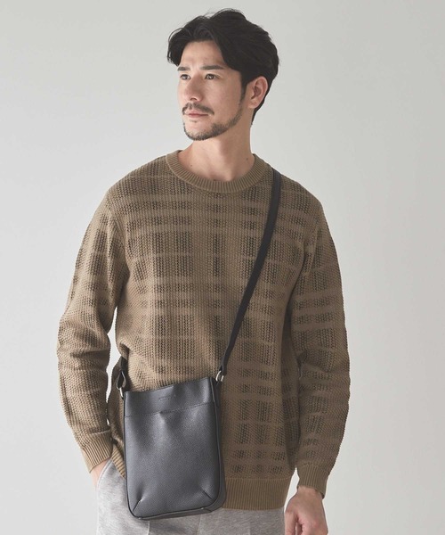 <UNION STATION by MEN\'S BIGI>ボンディングミニショルダー(Tシャツ/カットソー)|UNION STATION(ユニオンステーション)