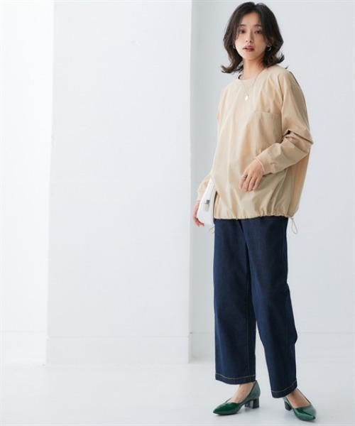 nissen(ニッセン)の「ユーティリティミリタリーTブラウス(はっ水・ストレッチ)(シャツ/ブラウス・レディース・ベージュ/ブラック/カーキ・3L/LL/L/M/S)」の14枚目の写真