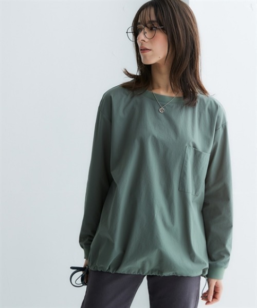 nissen(ニッセン)の「ユーティリティミリタリーTブラウス(はっ水・ストレッチ)(シャツ/ブラウス・レディース・ベージュ/ブラック/カーキ・3L/LL/L/M/S)」の7枚目の写真