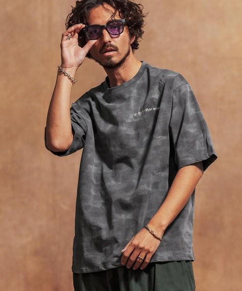 mt9433-ピグメント刺繍Tシャツ（Tシャツ/カットソー）｜Jih Nunc（ジーヌンク）