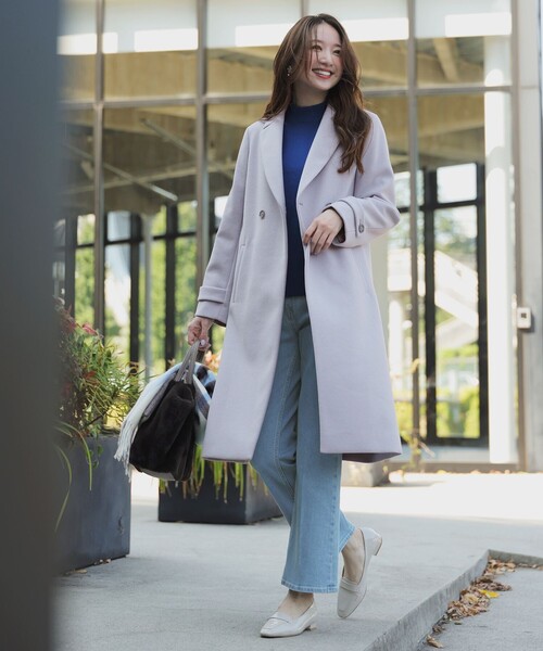 ANY SIS（エニィスィス）の「【美Denimシリーズ】センタープレスセミフレア デニム（デニムパンツ・レディース・ホワイト系/ダルブルー系/スカイブルー系・3/2/1）」の10枚目の写真