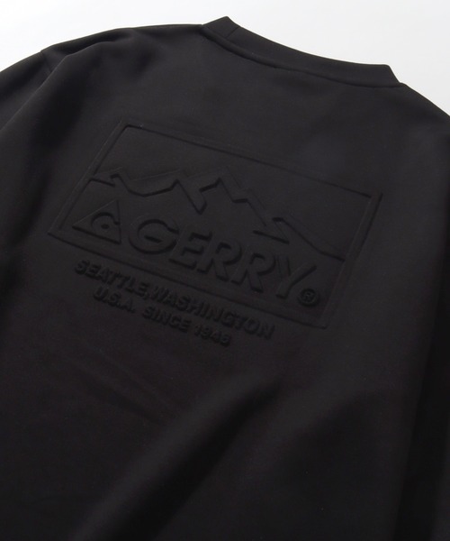 GERRY（ジェリー）の「【GERRY/ジェリー】ダンボールニット エンボスロゴ クルーネックスウェット（スウェット・メンズ・ライトグレー/ホワイト/ブルー/ブラック/ブルー系/グレイッシュベージュ・LL/L/M）」の7枚目の写真