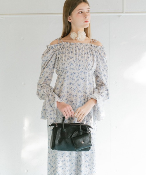 ECREL（エクレール）の「チャームセットミニボストン / 500mlペットボトル収納可能（ボストンバッグ・レディース・アイボリー/ブラック/キャメル・FREE）」の14枚目の写真