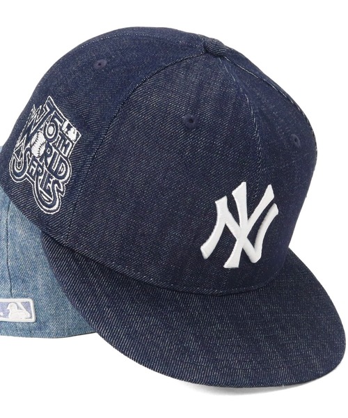 ニューエラキャップ 59FIFTYサイドパッチ MLB デニム（キャップ）｜NEW