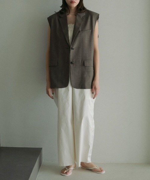 【anukeアンヌーク】カットオフベアコンビネゾン anuke（アンヌーク）の「anuke Cutoff Bare Combinaison カットオフ