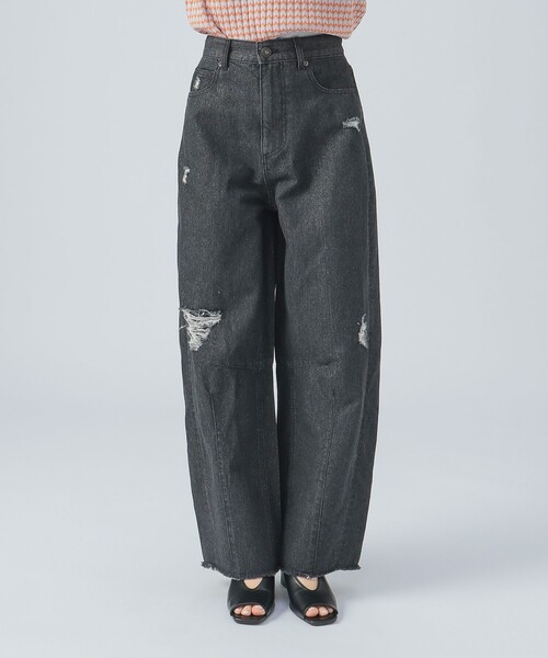 idem heart damage denim ハートダメージデニムパンツ L heart damage denim – idem