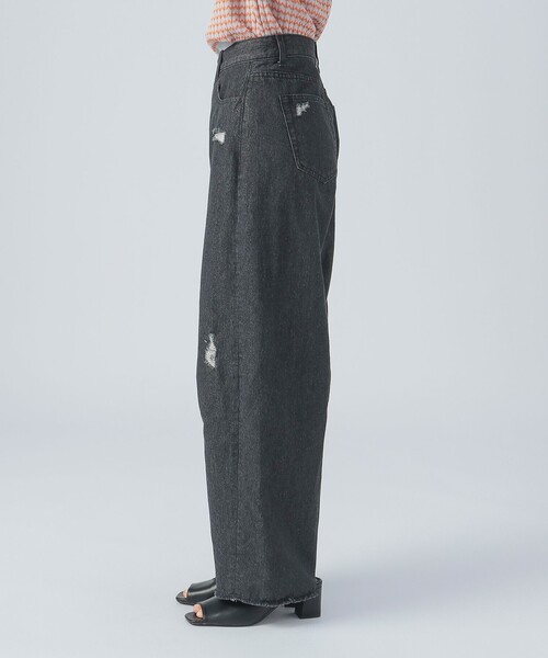 セール】カラー ダメージ デニムパンツ（S～M）（デニムパンツ