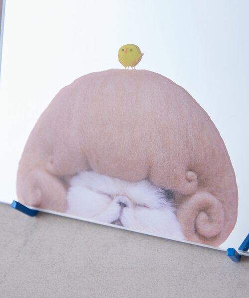 BIRTHDAY BAR（バースデイバー）の「Pechanko Cats　インテリアミラー（ミラー・レディース・ブルー・0）」の3枚目の写真