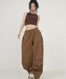 lilful（リルフル）の「オーバーシルエット　ワイドカーブバギーパンツ（その他パンツ・レディース）」