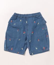 HAKKA KIDS | チェリー／リボン刺繍ストレッチデニムコクーンパンツ(デニムパンツ)