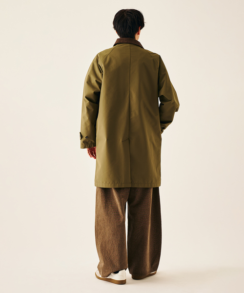 417 EDIFICE（フォーワンセブンエディフィス）の「2レイヤー ユーティリティ  コート（ステンカラーコート・メンズ・カーキ/ネイビー/ベージュ・MEDIUM/SMALL/LARGE）」の9枚目の写真