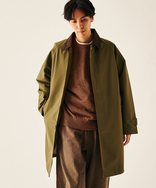 417 EDIFICE（フォーワンセブンエディフィス）の「2レイヤー ユーティリティ  コート（ステンカラーコート・メンズ・カーキ/ネイビー/ベージュ・MEDIUM/SMALL/LARGE）」の11枚目の写真