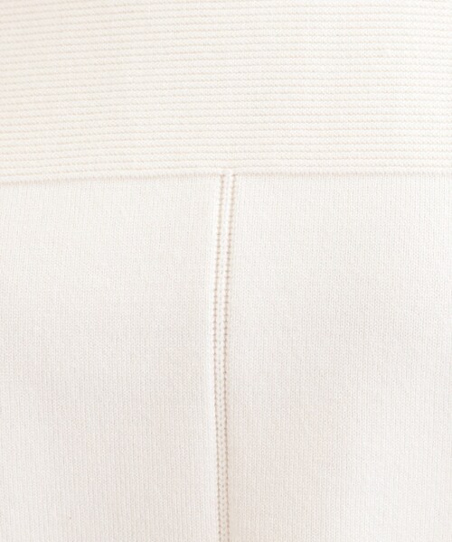 SHOO・LA・RUE（シューラルー）の「【S-LL/洗える】顔回りすっきりガーター編み切り替えニット（ニット/セーター・レディース・グレー/ライトブルー/オフホワイト・04/03/02/01）」の4枚目の写真