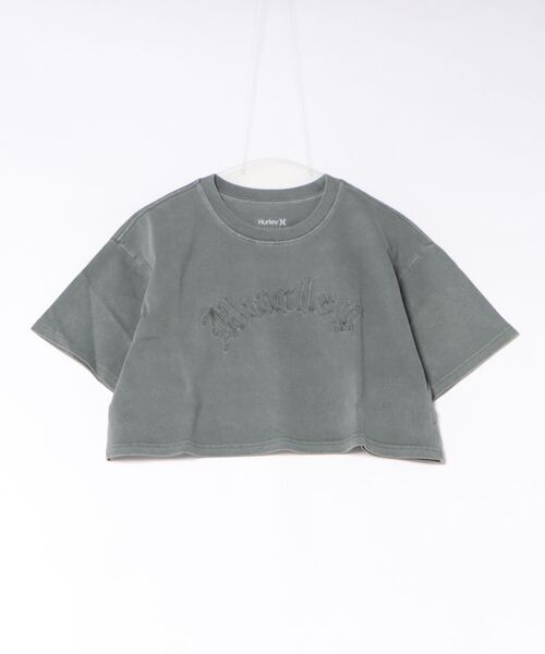 Hurley (ハーレー)の「Hurley/ハーレー OVS EMB OE LG CRPD SS TEE Tシャツ WCSS251049(Tシャツ/カットソー・レディース・ダークグリーン/チャコールグレー/ブラック/カーキ/グレイッシュブルー・M)」の5枚目の写真