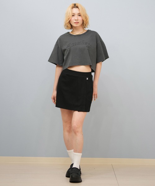 Hurley (ハーレー)の「Hurley/ハーレー OVS EMB OE LG CRPD SS TEE Tシャツ WCSS251049(Tシャツ/カットソー・レディース・ダークグリーン/チャコールグレー/ブラック/カーキ/グレイッシュブルー・M)」の7枚目の写真