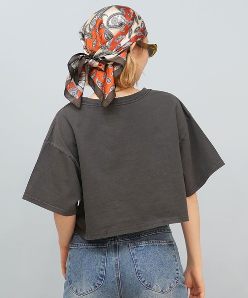 Hurley (ハーレー)の「Hurley/ハーレー OVS EMB OE LG CRPD SS TEE Tシャツ WCSS251049(Tシャツ/カットソー・レディース・ダークグリーン/チャコールグレー/ブラック/カーキ/グレイッシュブルー・M)」の10枚目の写真