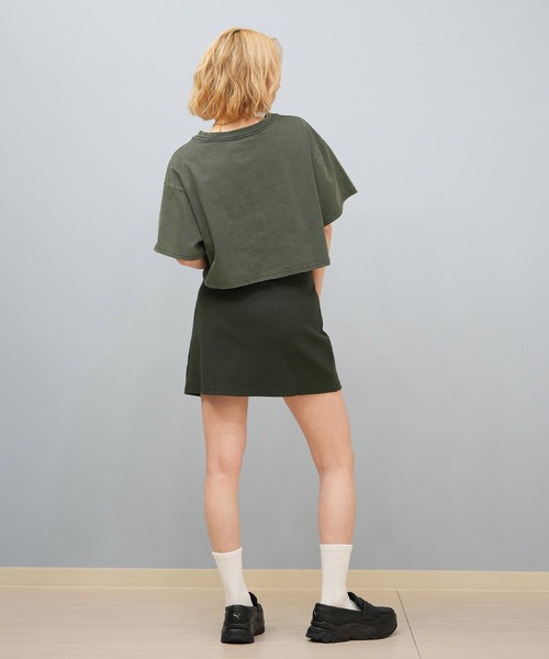 Hurley (ハーレー)の「Hurley/ハーレー OVS EMB OE LG CRPD SS TEE Tシャツ WCSS251049(Tシャツ/カットソー・レディース・ダークグリーン/チャコールグレー/ブラック/カーキ/グレイッシュブルー・M)」の15枚目の写真