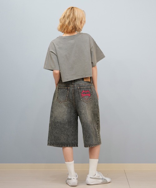 Hurley (ハーレー)の「Hurley/ハーレー OVS EMB OE LG CRPD SS TEE Tシャツ WCSS251049(Tシャツ/カットソー・レディース・ダークグリーン/チャコールグレー/ブラック/カーキ/グレイッシュブルー・M)」の17枚目の写真