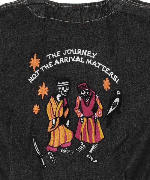 チャイハネ（チャイハネ）の「【チャイハネ】カシュデニムジャケット（デニムジャケット・レディース・ブラック/ブルー・FREE）」の5枚目の写真