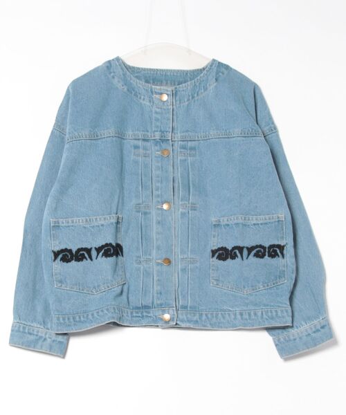 チャイハネ（チャイハネ）の「【チャイハネ】カシュデニムジャケット（デニムジャケット・レディース・ブラック/ブルー・FREE）」の10枚目の写真