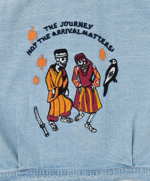 チャイハネ（チャイハネ）の「【チャイハネ】カシュデニムジャケット（デニムジャケット・レディース・ブラック/ブルー・FREE）」の12枚目の写真