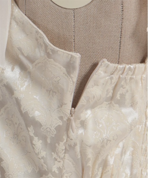 axes femme POETIQUE（アクシーズファムポエティック）の「シフォンリボンキャミワンピース（ワンピース・レディース・ベージュ/ネイビー/ブラック・MEDIUM）」の16枚目の写真