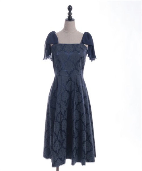 【axes femme】シフォンリボンキャミワンピース セール】シフォンリボンキャミワンピース（ワンピース）｜axes
