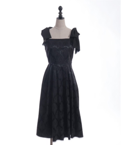 00s axes femme 希少胸元リボン シフォン ワンピース ダークコア 00s axes femme 希少 旧タグ 異素材 レースシフォンワンピース