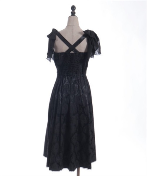 axes femme poetique シフォンリボンキャミワンピース ネイビー axes femme poetique シフォンリボンキャミワンピース ネイビー