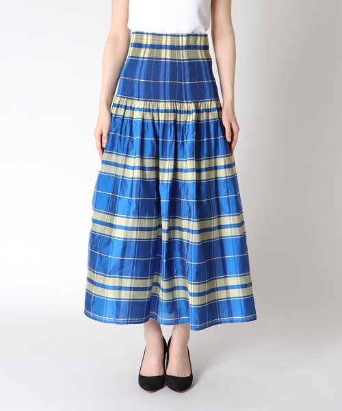 イセイミヤケ　リバーシブルスカート 7WAY仕様☆チュール×リバーシブルフレアスカート レディース