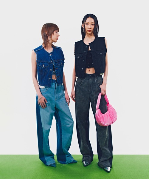 ROSE BUD（ローズバッド）の「パフショルダーバッグ（ショルダーバッグ・レディース・ピンク/シルバー・ONE SIZE）」の4枚目の写真