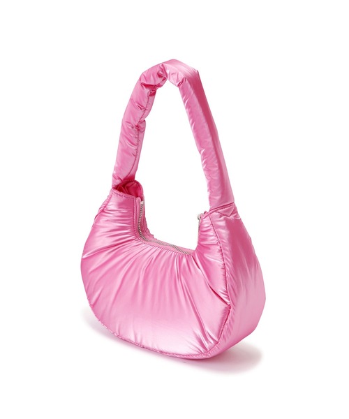 ROSE BUD（ローズバッド）の「パフショルダーバッグ（ショルダーバッグ・レディース・ピンク/シルバー・ONE SIZE）」の6枚目の写真
