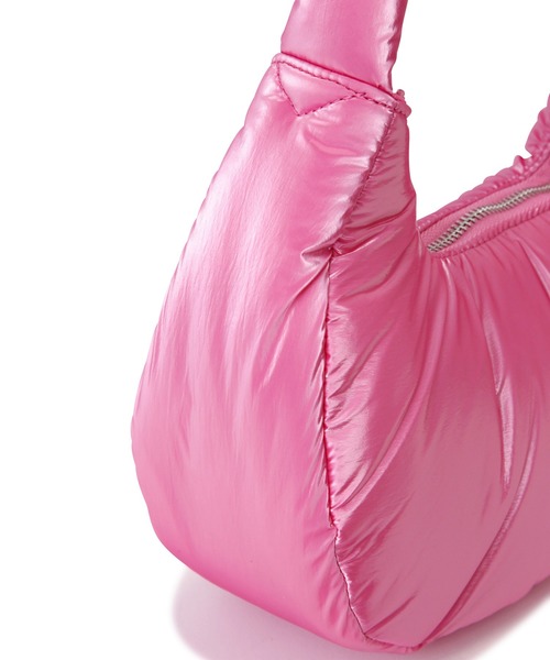 ROSE BUD（ローズバッド）の「パフショルダーバッグ（ショルダーバッグ・レディース・ピンク/シルバー・ONE SIZE）」の8枚目の写真