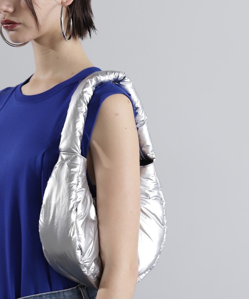 ROSE BUD（ローズバッド）の「パフショルダーバッグ（ショルダーバッグ・レディース・ピンク/シルバー・ONE SIZE）」の10枚目の写真