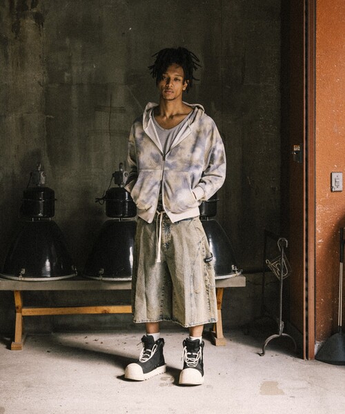 NAUTICA(ノーティカ)の「NAUTICA JEANS CO./ノーティカジーンズ Camo&Map&Sky Sweat Zip Hoodie/カモ柄 マップ柄 タイダイ柄 スウェット ジップフーディ(パーカー・メンズ・カモフラージュ/その他15/オフホワイト・MEDIUM/LARGE)」の17枚目の写真