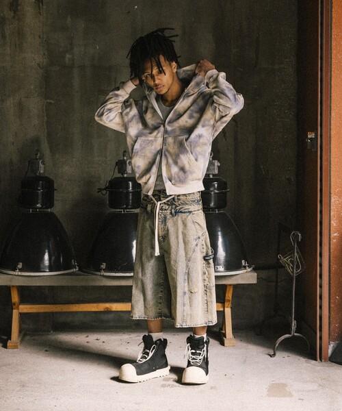 NAUTICA(ノーティカ)の「NAUTICA JEANS CO./ノーティカジーンズ Camo&Map&Sky Sweat Zip Hoodie/カモ柄 マップ柄 タイダイ柄 スウェット ジップフーディ(パーカー・メンズ・カモフラージュ/その他15/オフホワイト・MEDIUM/LARGE)」の19枚目の写真