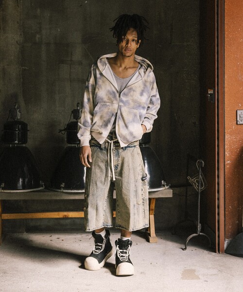 NAUTICA(ノーティカ)の「NAUTICA JEANS CO./ノーティカジーンズ Camo&Map&Sky Sweat Zip Hoodie/カモ柄 マップ柄 タイダイ柄 スウェット ジップフーディ(パーカー・メンズ・カモフラージュ/その他15/オフホワイト・MEDIUM/LARGE)」の22枚目の写真