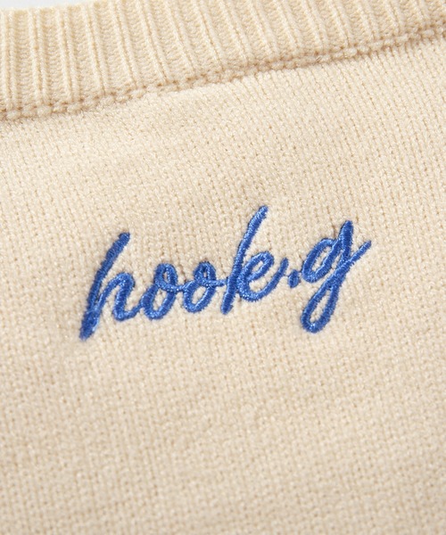 HOOK（フック）の「【HOOK】for　girls　リボン付きカーディガン　ショット丈（カーディガン/ボレロ・レディース・ブルー/ライトベージュ/ピンク/ブラック・MEDIUM/SMALL）」の16枚目の写真