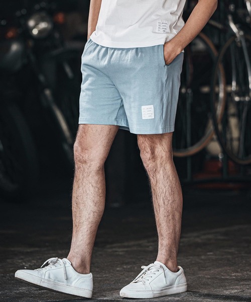wjk reluxe（ダブルジェーケーリラックス）の「mp13273-super heavy weight shorts ショートパンツ（その他パンツ・メンズ・ホワイト/ブラック/ブルー系その他・L/XL/S/M）」の3枚目の写真