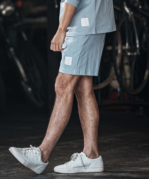 wjk reluxe（ダブルジェーケーリラックス）の「mp13273-super heavy weight shorts ショートパンツ（その他パンツ・メンズ・ホワイト/ブラック/ブルー系その他・L/XL/S/M）」の5枚目の写真