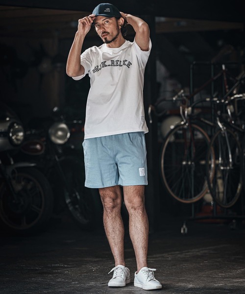 wjk reluxe（ダブルジェーケーリラックス）の「mp13273-super heavy weight shorts ショートパンツ（その他パンツ・メンズ・ホワイト/ブラック/ブルー系その他・L/XL/S/M）」の8枚目の写真