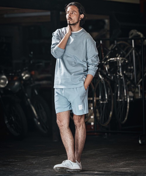 wjk reluxe（ダブルジェーケーリラックス）の「mp13273-super heavy weight shorts ショートパンツ（その他パンツ・メンズ・ホワイト/ブラック/ブルー系その他・L/XL/S/M）」の10枚目の写真