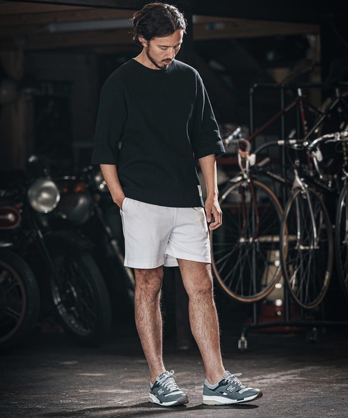 wjk reluxe（ダブルジェーケーリラックス）の「mp13273-super heavy weight shorts ショートパンツ（その他パンツ・メンズ・ホワイト/ブラック/ブルー系その他・L/XL/S/M）」の15枚目の写真