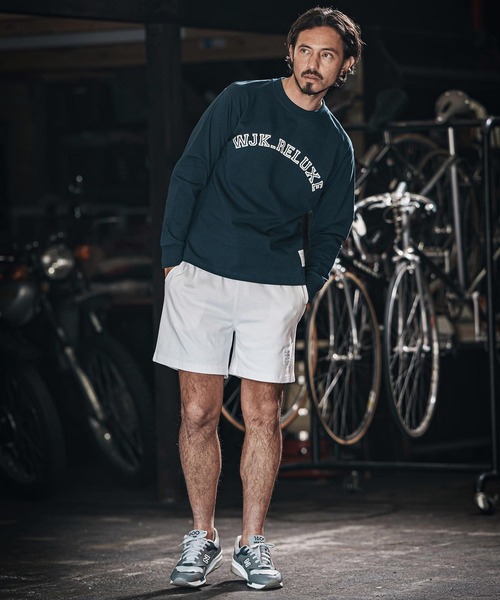 wjk reluxe（ダブルジェーケーリラックス）の「mp13273-super heavy weight shorts ショートパンツ（その他パンツ・メンズ・ホワイト/ブラック/ブルー系その他・L/XL/S/M）」の17枚目の写真