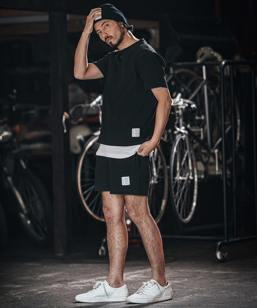 wjk reluxe（ダブルジェーケーリラックス）の「mp13273-super heavy weight shorts ショートパンツ（その他パンツ・メンズ・ホワイト/ブラック/ブルー系その他・L/XL/S/M）」の21枚目の写真