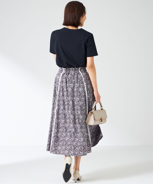 ANY SIS（エニィスィス）の「【洗える】ラインポイントフラワー スカート（スカート・レディース・ホワイト系4/スカイブルー系4・1/3/2）」の11枚目の写真