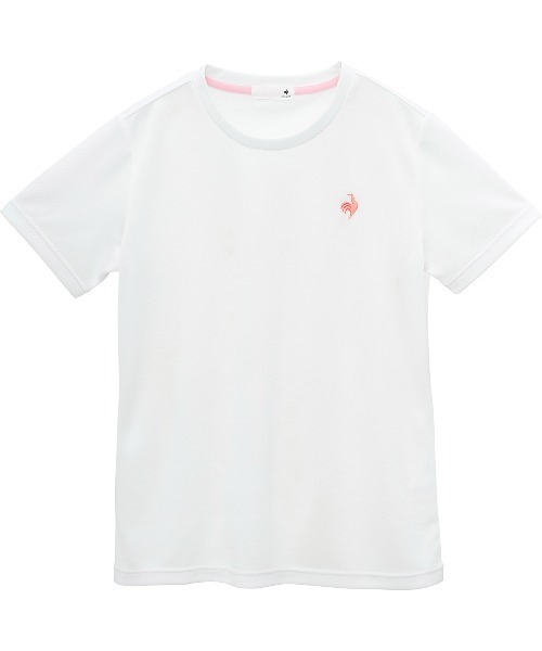 le coq sportif(ルコックスポルティフ)の「【ルコックスポルティフ】エコペット素材/吸汗速乾/UVカット半袖Tシャツ(Tシャツ/カットソー・レディース・ネイビー/ピンク/ホワイト/グレー/ブラック・S/M/L/XL)」の14枚目の写真